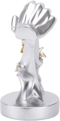 Miniatura 4 de BRABUD Resina Amantes Manos Estatua Desgaste Anillo Estatuilla De Boda Aniversario De San Valentín Día De Cumpleaños Propuesta De Regalo De