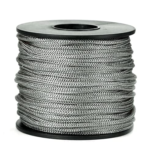 Bel Avenir Nylon Satin Cord, 2Mm 50 Yards Braided Lift Shade Cord For Necklace Bracelet String Cord, Blind Shade, Trim And Shoelaces (Soft Grey) #TOP3