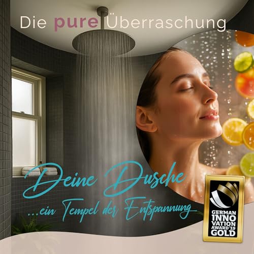 WALTZ 7 Original Duschbomben Wellness Set, 16 Stück, 8 Düfte, Dankeschön Geschenk für Frauen, Männer, Badebomben Dusche, ätherische Öle, Geburtstagsgeschenk Freundin, Mama, Papa, Partner Geschenkidee