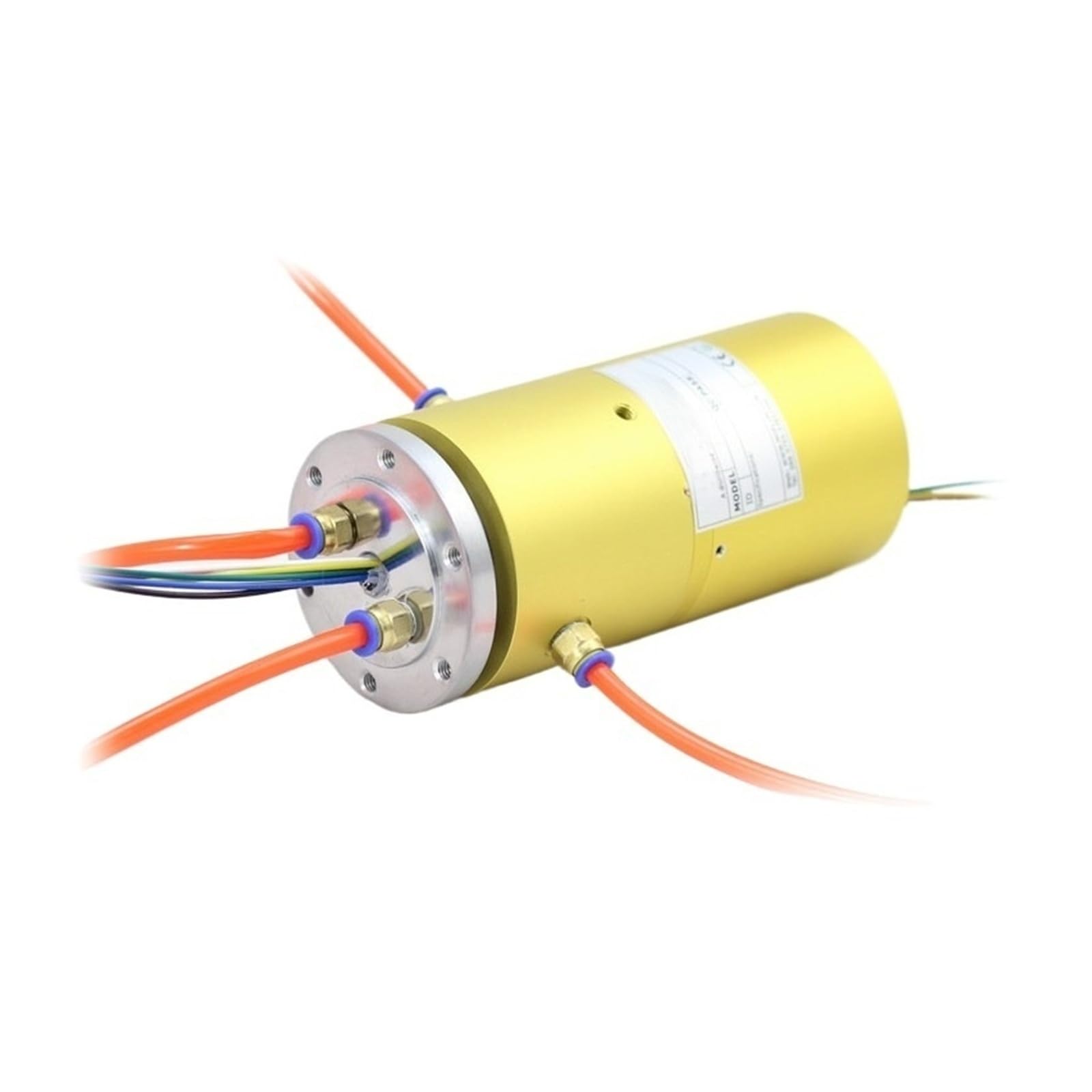 Kiosmsiurr One Color Pneumatic-Electrical Rotary Joint 2-Inlet, 2-Outlet G1/8" Pneumatic-Electrical Slip Ring(2-Channel G1/8)