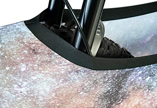 Velo Sock Bicycle Indoor Cover for Storage and Transportation, Stretchy Dirt Proof Fabric, Bike Travel Protection Cover, Stylish Accessory for Adult Bike - Interstellar - Thumbnail 2