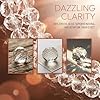 12MM Clear Glass Crystal Beads Faceted Rondelle Shape Beads for Jewelry DIY or Making & Design (12MM, GB-1007) #5