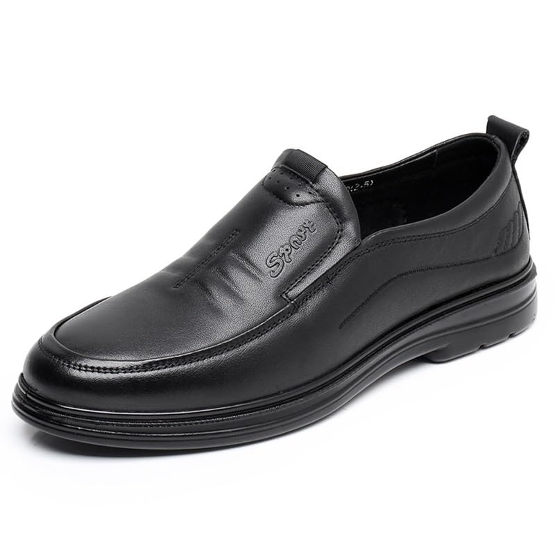 Mens Classic Formal Oxford Lace Up Wedding Pointed Toe Dress Shoes Fashion Round Toe Derby Business Shoes