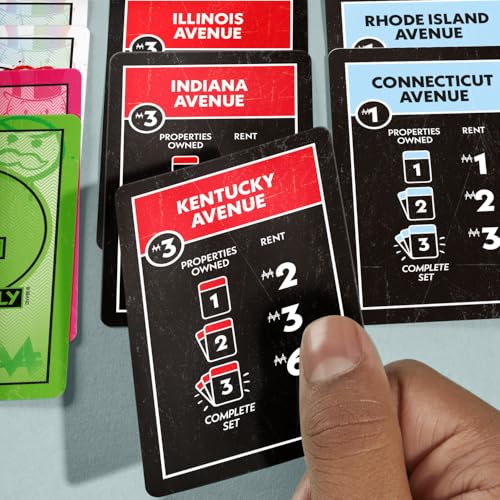 Image of Monopoly Deal No Mercy Card Game - Ruthless Monopoly Deal Edition - Fun Family Games for Kids, Teens, and Adults - 15 Mins. - 2-5 Players - Ages 8+