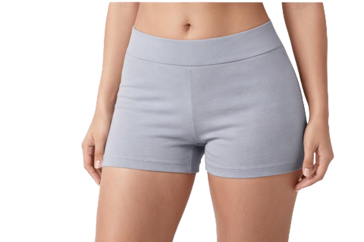 Women Seamless Slip Shorts for Dresses Grey-image-48