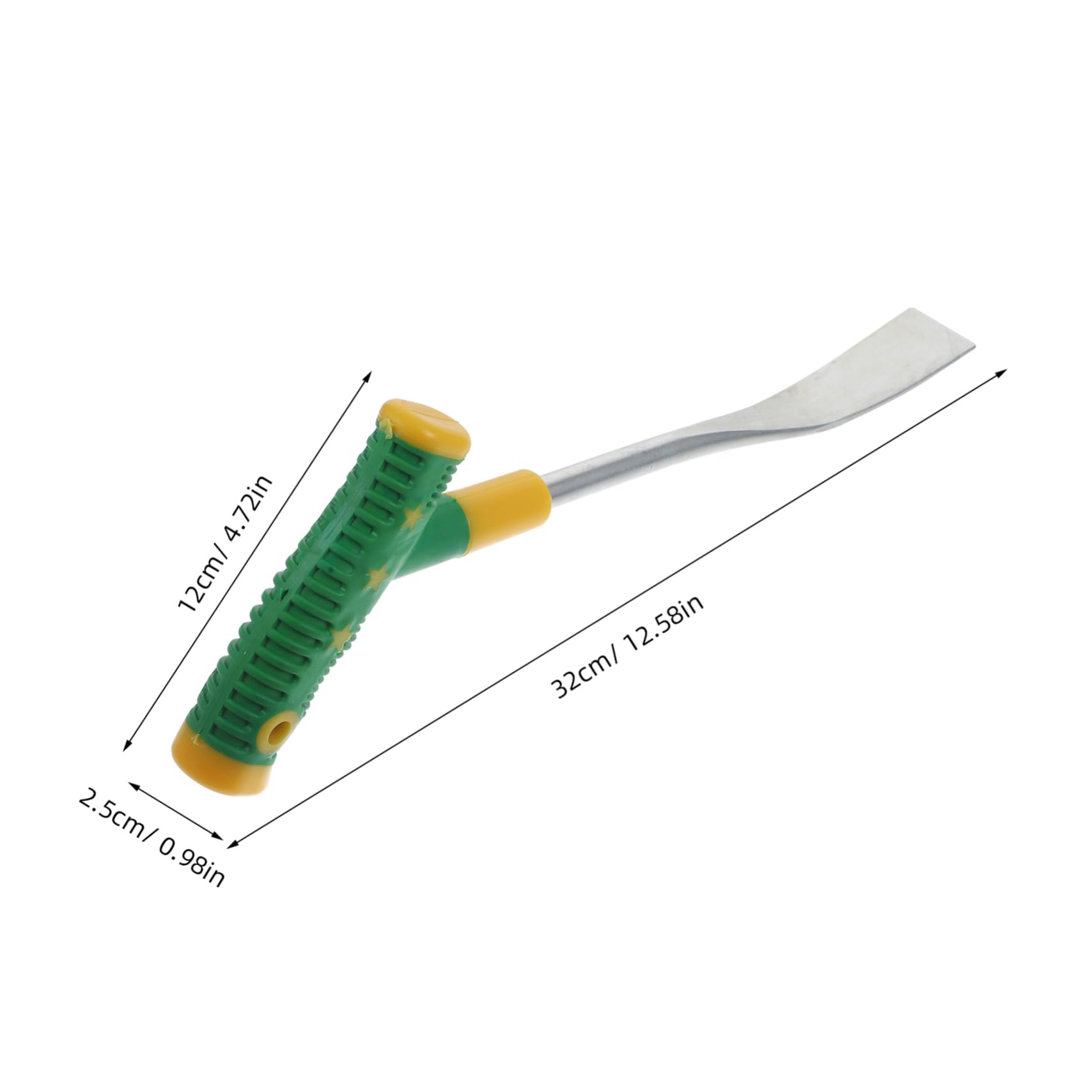 BESTonZON Dig a Vegetable Shovel Weeding Digging Small Gardening Trowel Planting Shovels Spade Removal Gardening Tools Gardening Hand Weeder Tools Scoop Garden Tool Heavy Iron Random Color