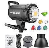 Godox SL-60W 60W 定常光 スタジオ連続LEDビデオライトランプ5600K Bowensマウント