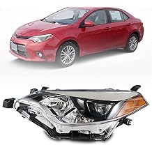 LABLT Headlights for 2014 2015 2016 Corolla Built in LED Headlight Left SideDriver Side