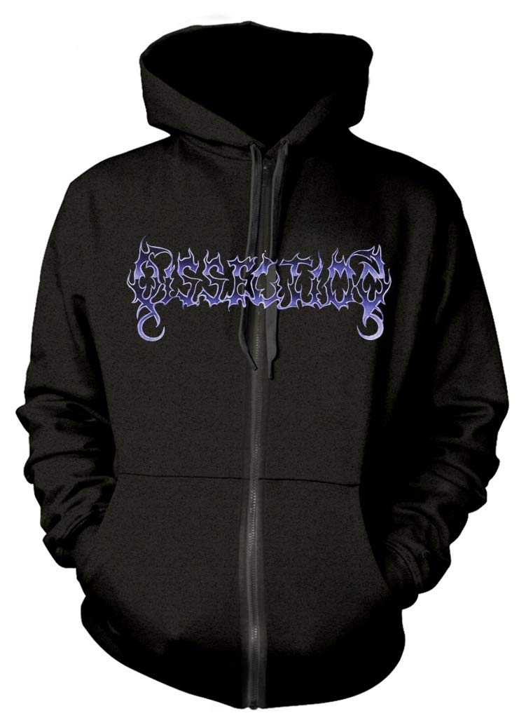 Dissection 'Somberlain' Zip Up Hoodie (Extra Large) Black