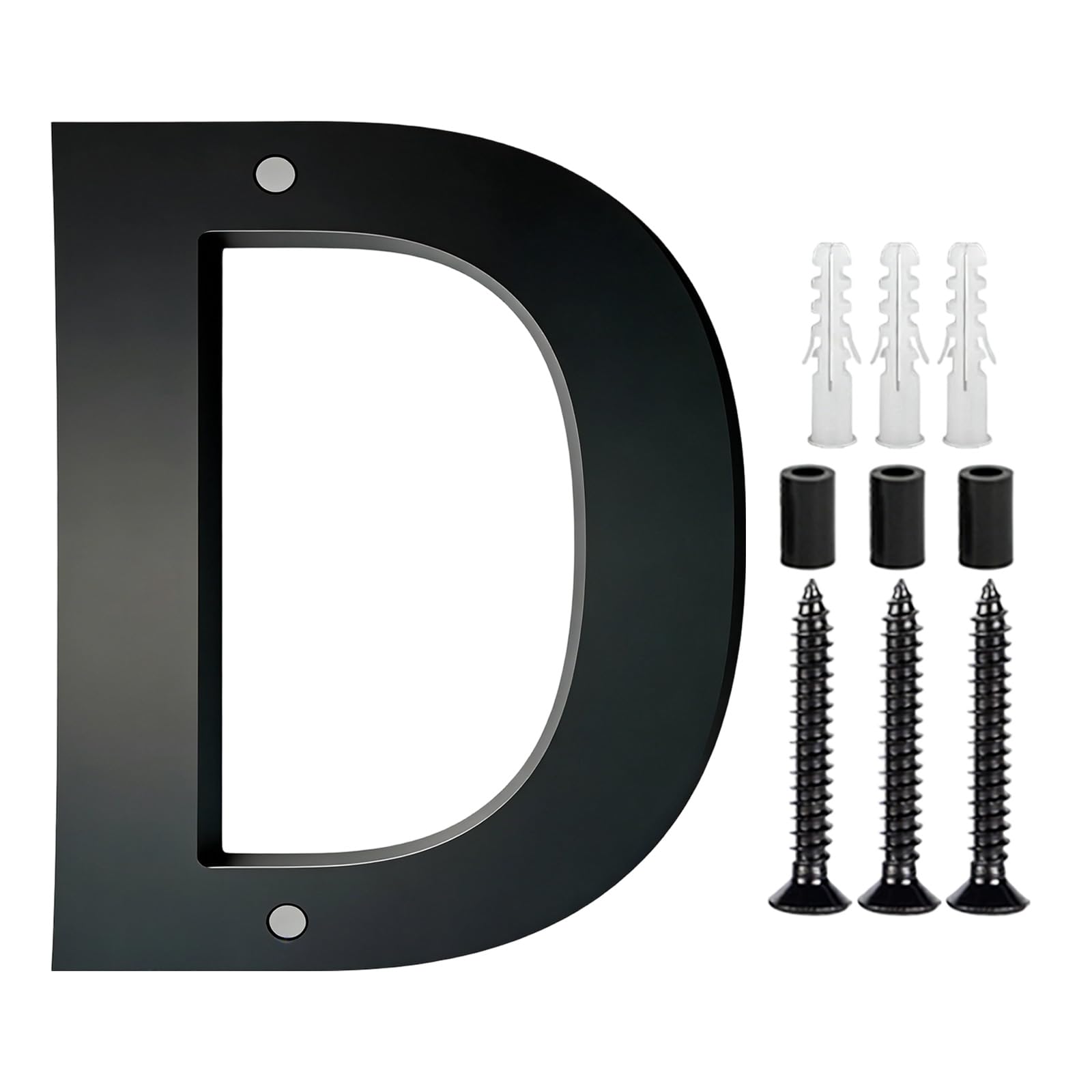 Simple Acrylic Floating House Numbers Door Label Number Plate Sign with Screw for Home Mailbox Hotel Address Enduring Modern Numbers Address Sign