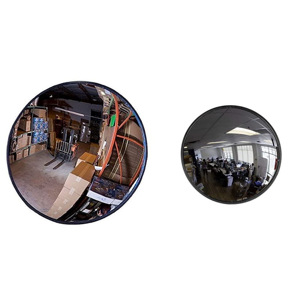 Photo 1 of **ONLY THE BIGGER MIRROR**  Vision Metalizers - OC3600 36” Acrylic Outdoor Convex Mirror & OC2600 26” Acrylic Outdoor Convex Mirror - Acrylic Outdoor Convex + Convex Mirror 36"