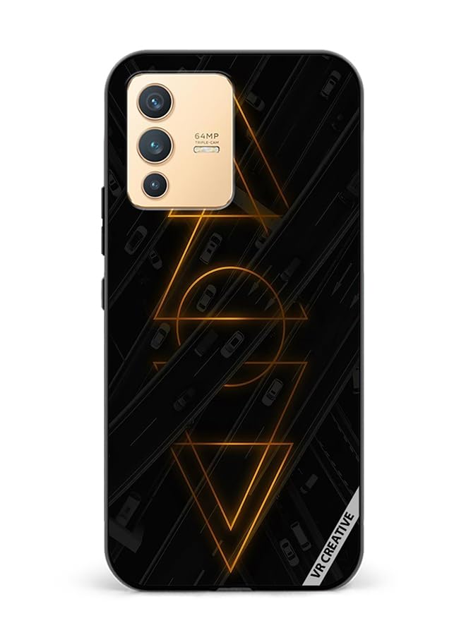 VR CreativeProtective Case Cover For Vivo V23 5G I Play Apex Design Multicolour