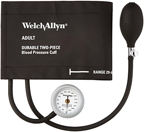 Welch Allyn DS44-11CB Gauge with Durable Two Piece Cuff and Bladder, Adult
