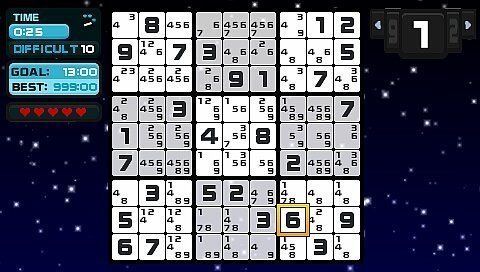 Go! Sudoku Psp - vue 3