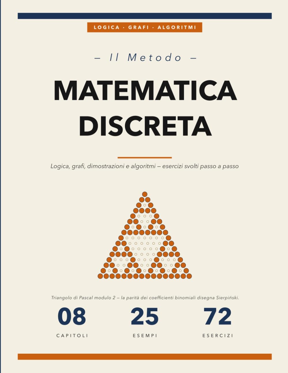 Il Metodo della Matematica Discreta: Concetti, Esempi Svolti ed Esercizi per Padroneggiare la Logica, le Dimostrazioni, i Grafi e gli Algoritmi