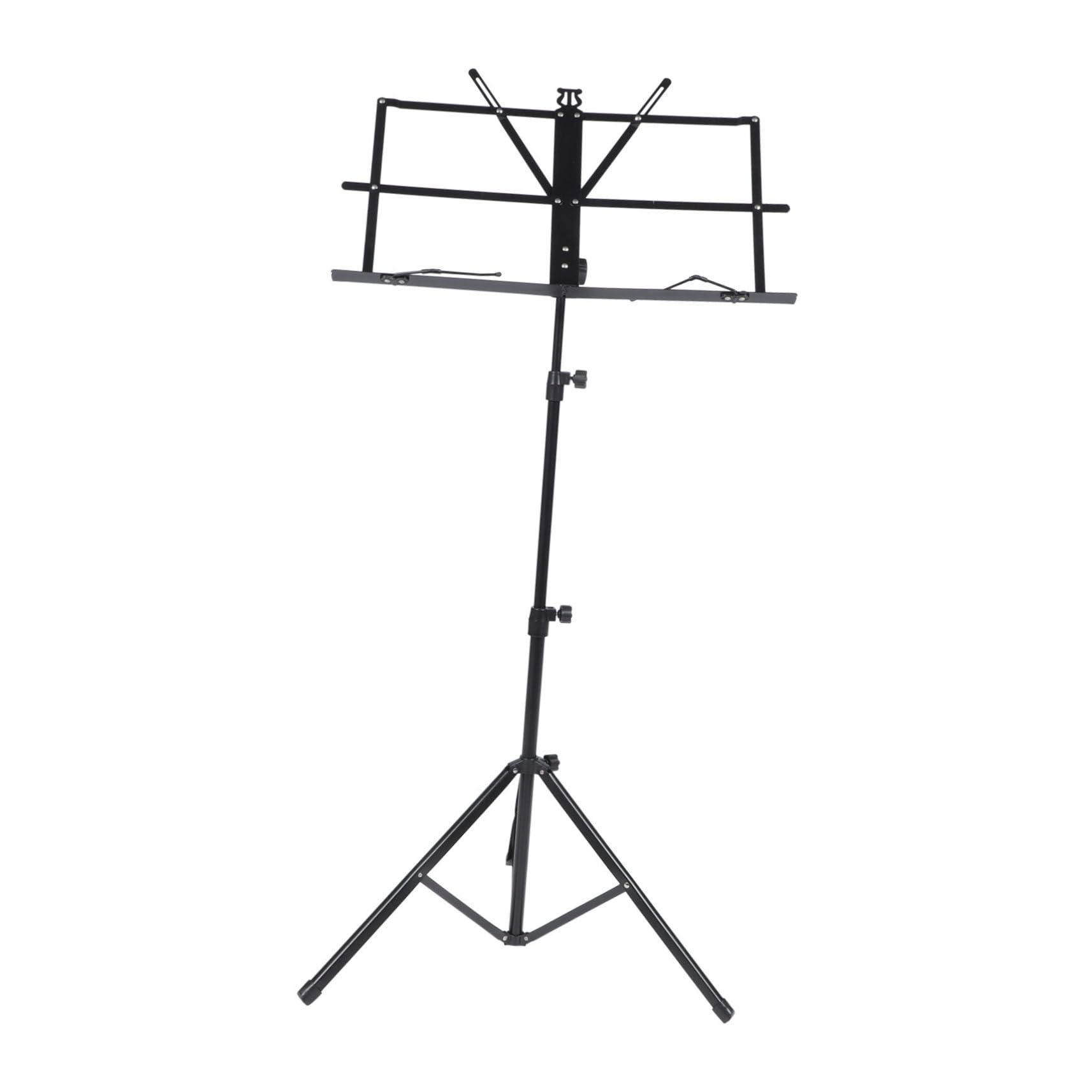 Holibanna Adjustable Travel Music Stand Bookshelf Reading Holder Portable Book Stand Sheet Music Holder