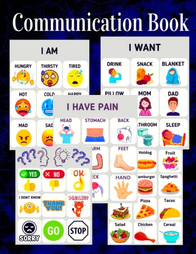 Communication Picture Book: Non-Verbal Communication Book With Pictures And Words