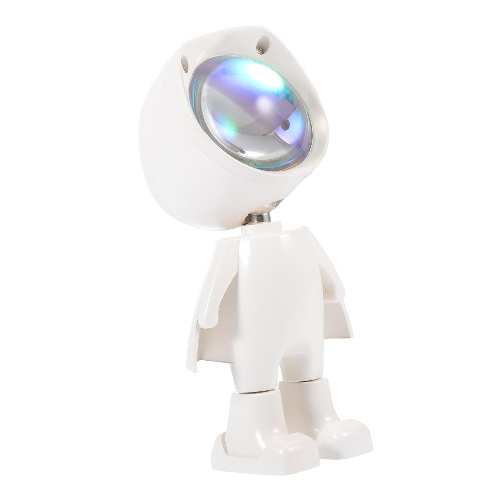 Alipis Lámpara de Proyección de Atardecer Diseño de Robot Púrpura