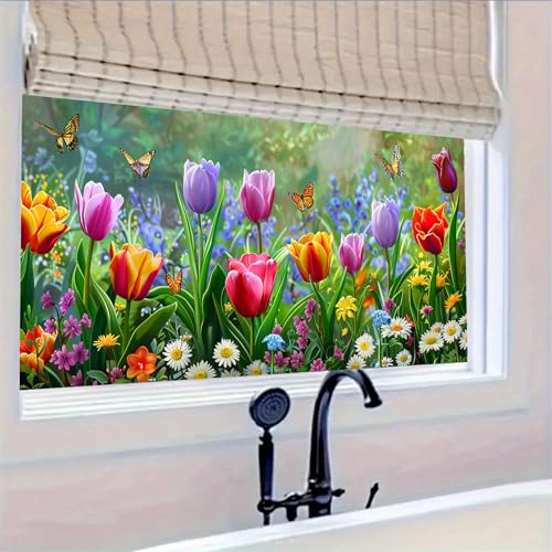 Película para ventana decorativa HOMETITUTE 39.3x17.7 pulgadas miniatura 5