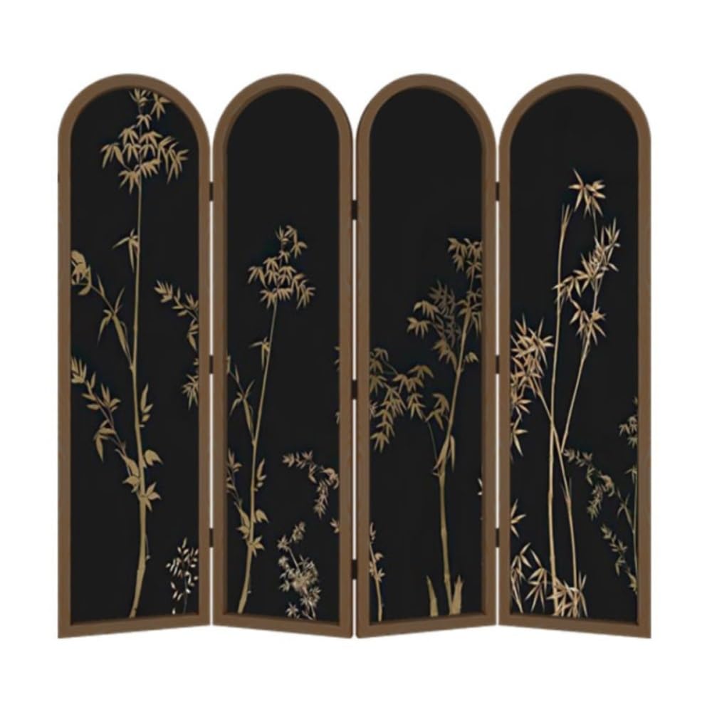 Privacy Screen Creative Retro Screen Partition Living Room Tea Entrance Home Bedroom Shield Foldable Mobile Privacy Room Divider