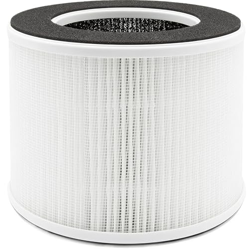 Senelux Replacement Filter for Senelux Air Purifier, 3-in-1 Pre Filter, True H13 HEPA Filter & High-Efficiency Activated Carbon Filter Set - 1 Pack
