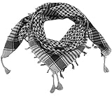 ✔ 100% algodón: la bufanda Shemagh está tejida, ligera, extremadamente suave, de secado rápido, no se decolora y no se arruga. Protege del sol del verano y la brisa del invierno.