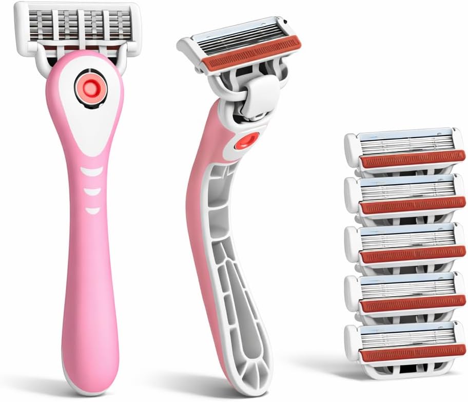 Red Women's Razor Amazon.com: 5 Blade Razors for Women with Sensitive Skin, Premium ...