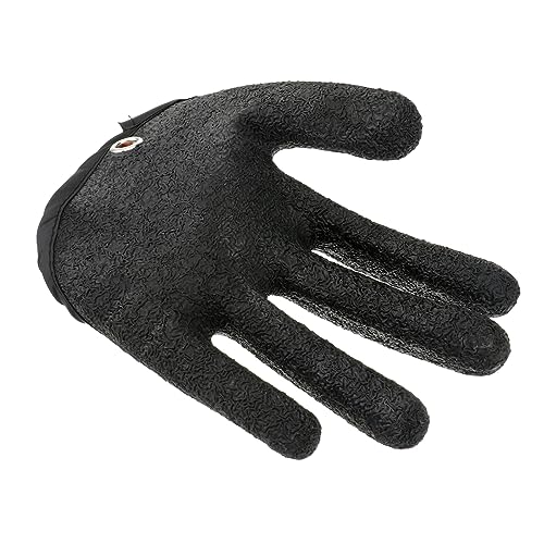 Milisten 1Pc Skidproof Fishing Gloves Breathable Fishbone Pe Thread Woven Design Lightweight for Use Black Left Hand Fishing Gloves for Easy Handling and Comfort