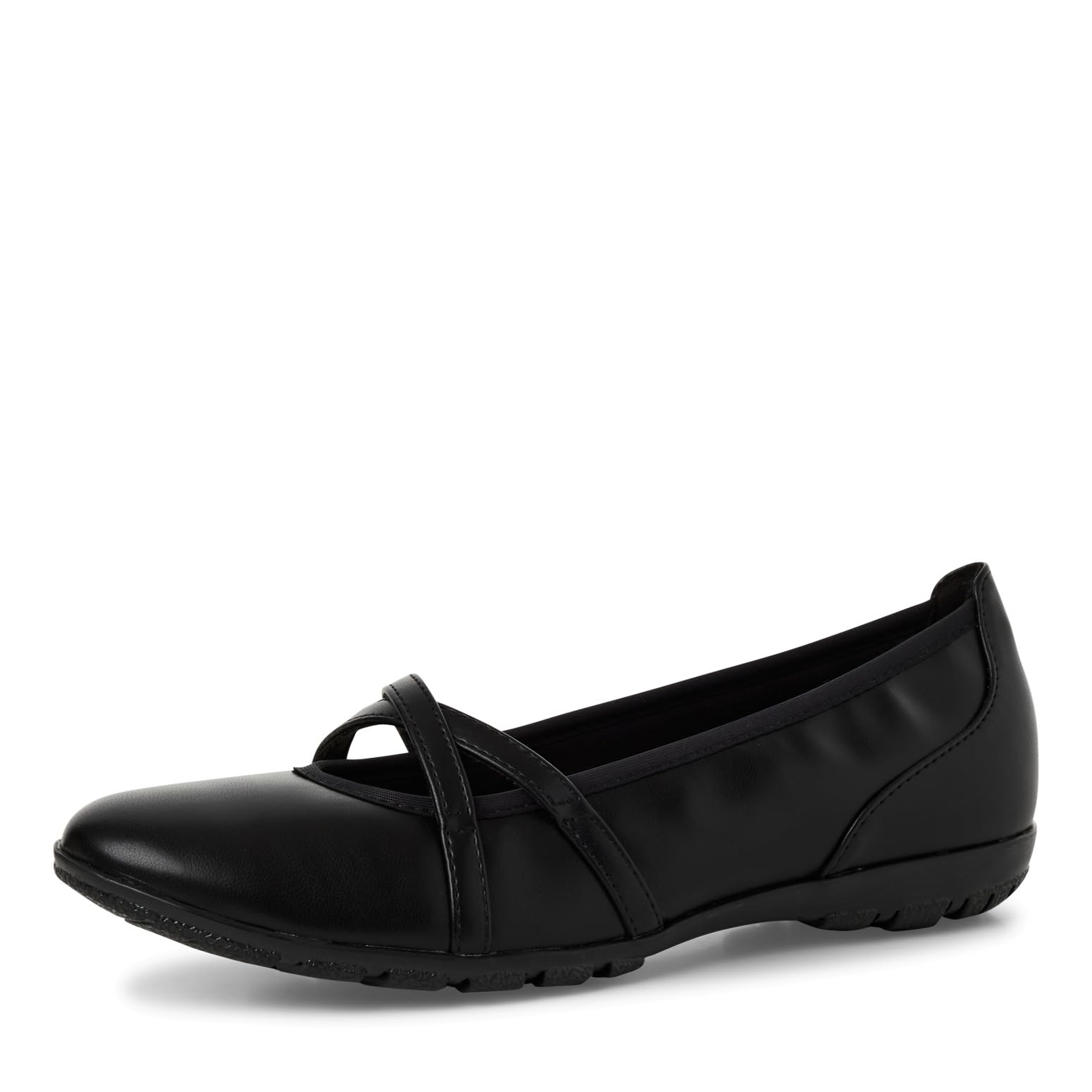 MARCO TOZZI Women's 2-24606-44 Ballet Flats, Black, 38 EU, Black, 6 UK