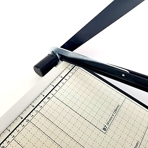 Paper Cutter Guillotine Style 10" Cut Length X 10" Inch Metal Base Trimmer - Thumbnail 4