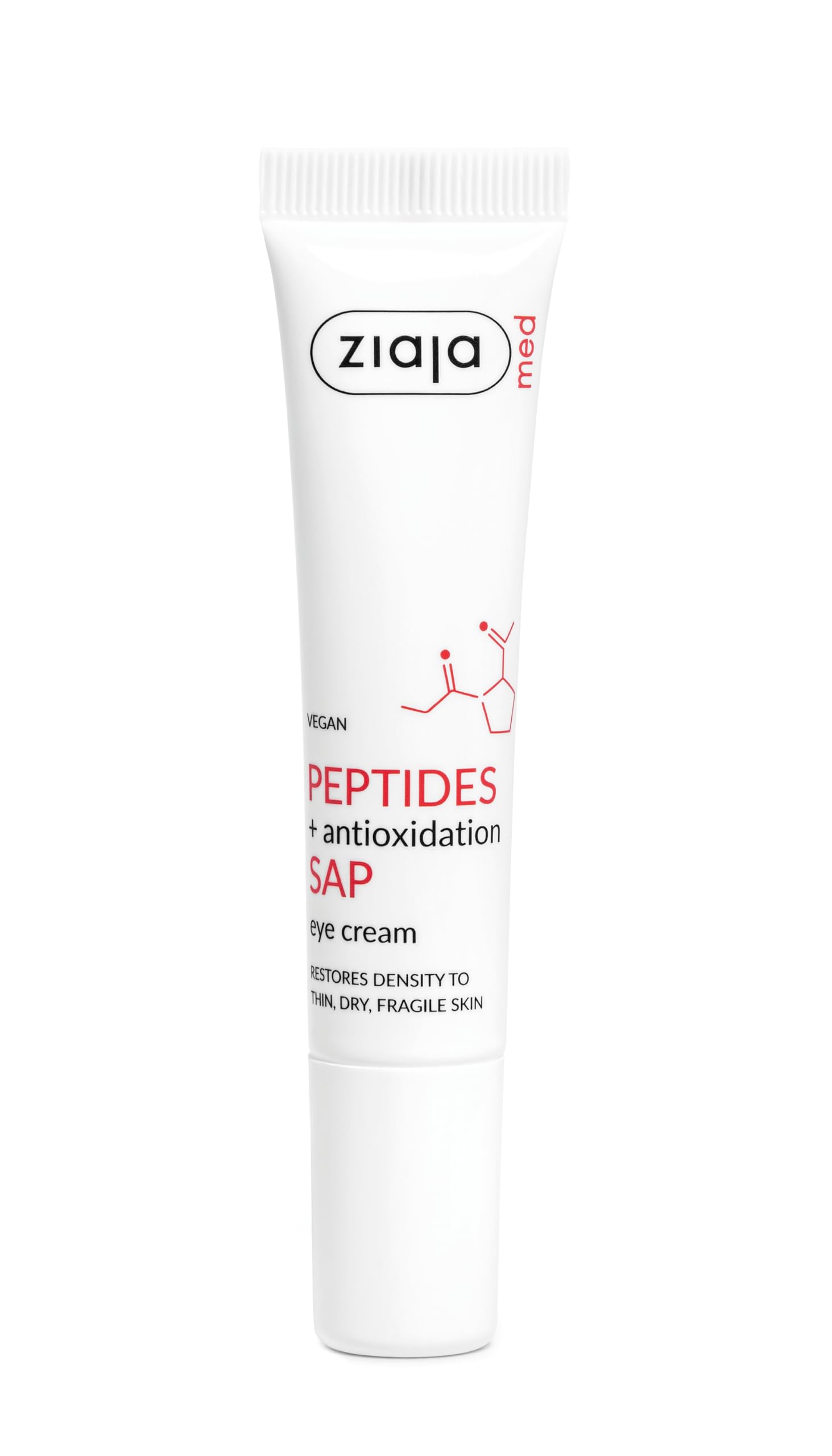 Ziaja Med Peptides Eye Cream 15ml for Mature Skin, Age 40+