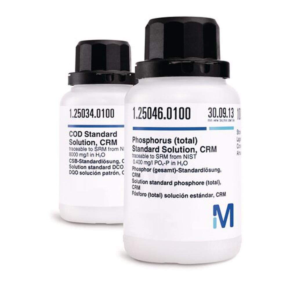 EMD Millipore 1.25052.0100 Sulfate Standard Solution, CRM traceable to SRM from NIST 400 mg/L SO4 in H2O