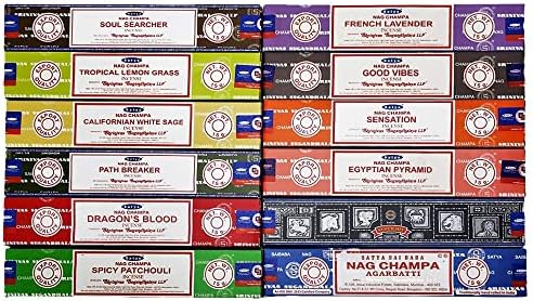 Satya 12 Pack Assorted Pack 15 Gram x 12 Packs 1ST