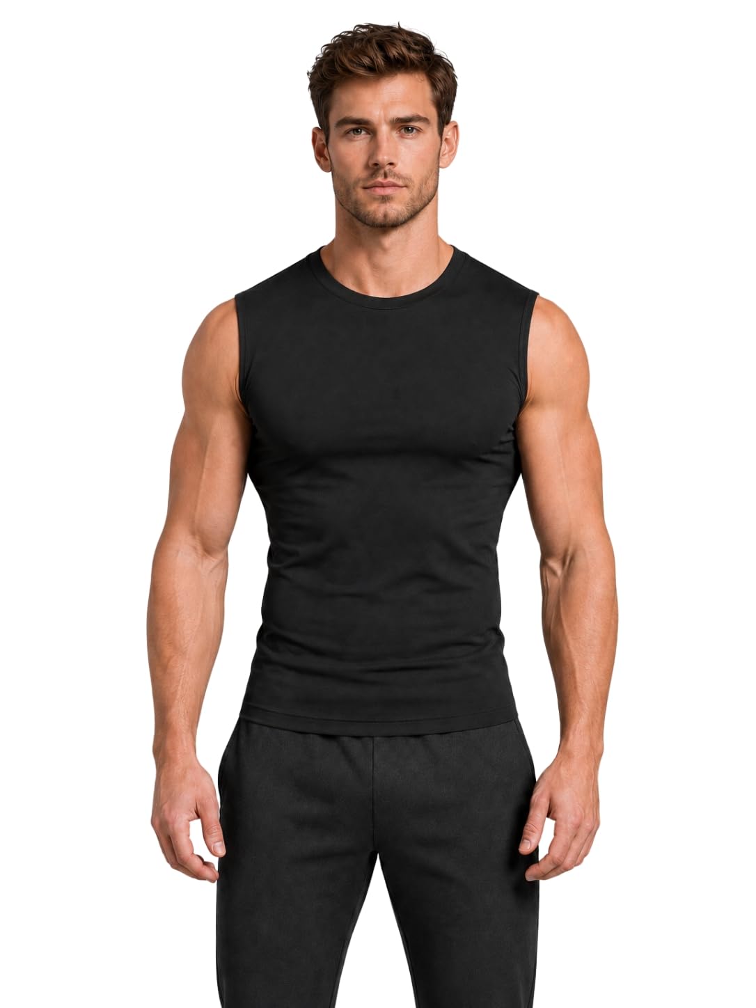 Sandos for Men | Gym Vest | Gym Tshirt for Men Workout-picture-38