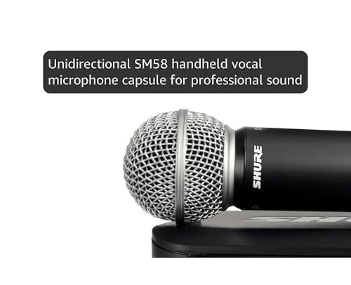 Amazon.com: Shure BLX24/SM58 Wireless Microphone System – 14-Hour