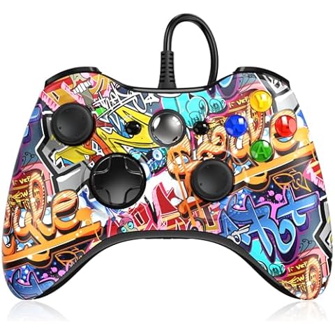 Bameca Xbox 360 Controller Wired, Xbox PC Controller, Compatible with Xbox 360/Xbox 360 Slim & PC Windows 11/10/8/7 Cover
