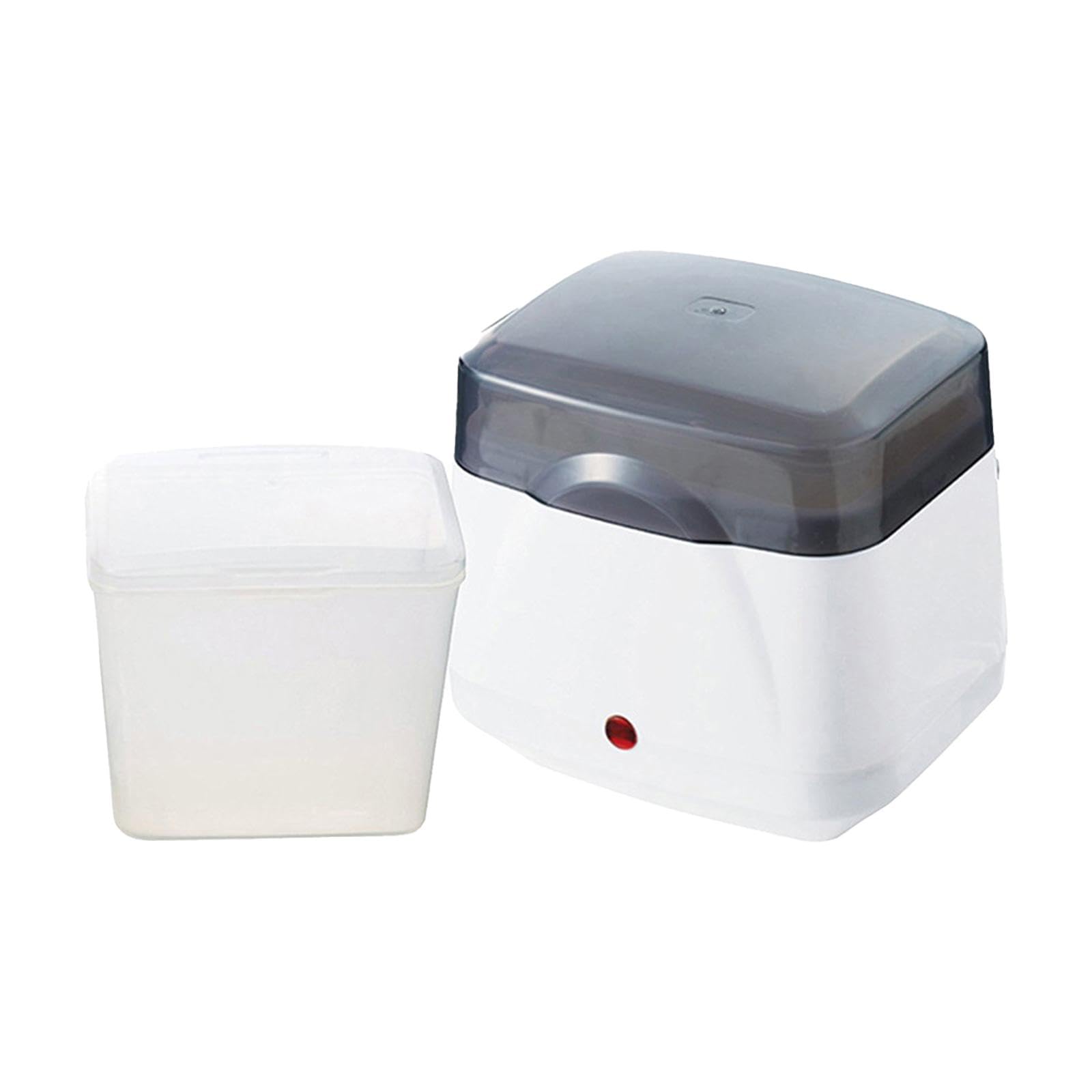 perfk Yogurtiera elettrica portatile USB compatta con contenitore interno da 700 ml per dolci natalizi, donne, uomini, Pasqua
