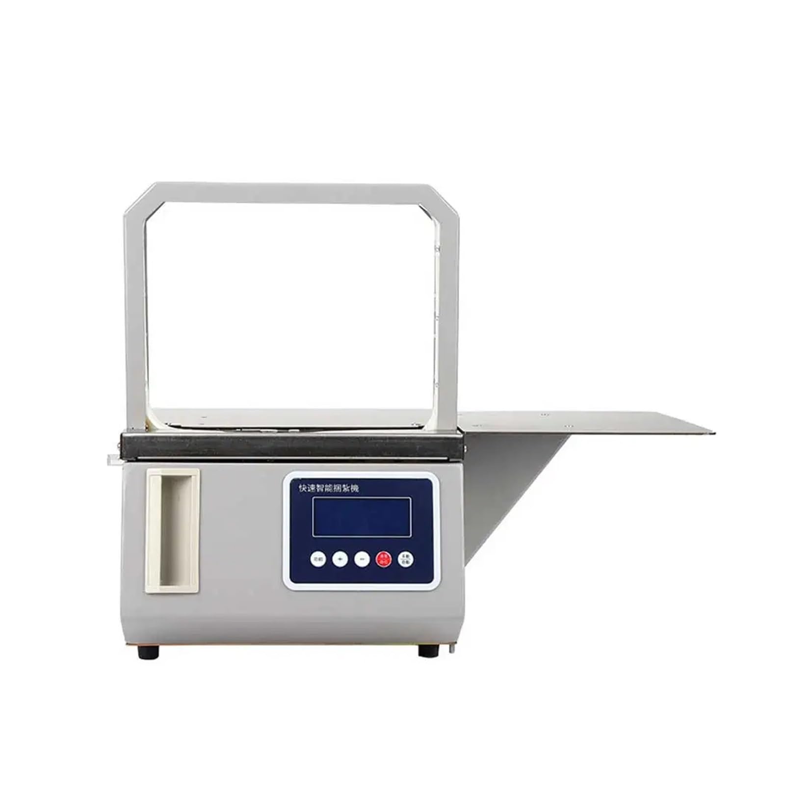 CVFRDD Intelligent Sensing Automatic Hot Melt Opp Tape Banding Machine, Supermarket Vegetable Bundled Machine Fast Binding Machine