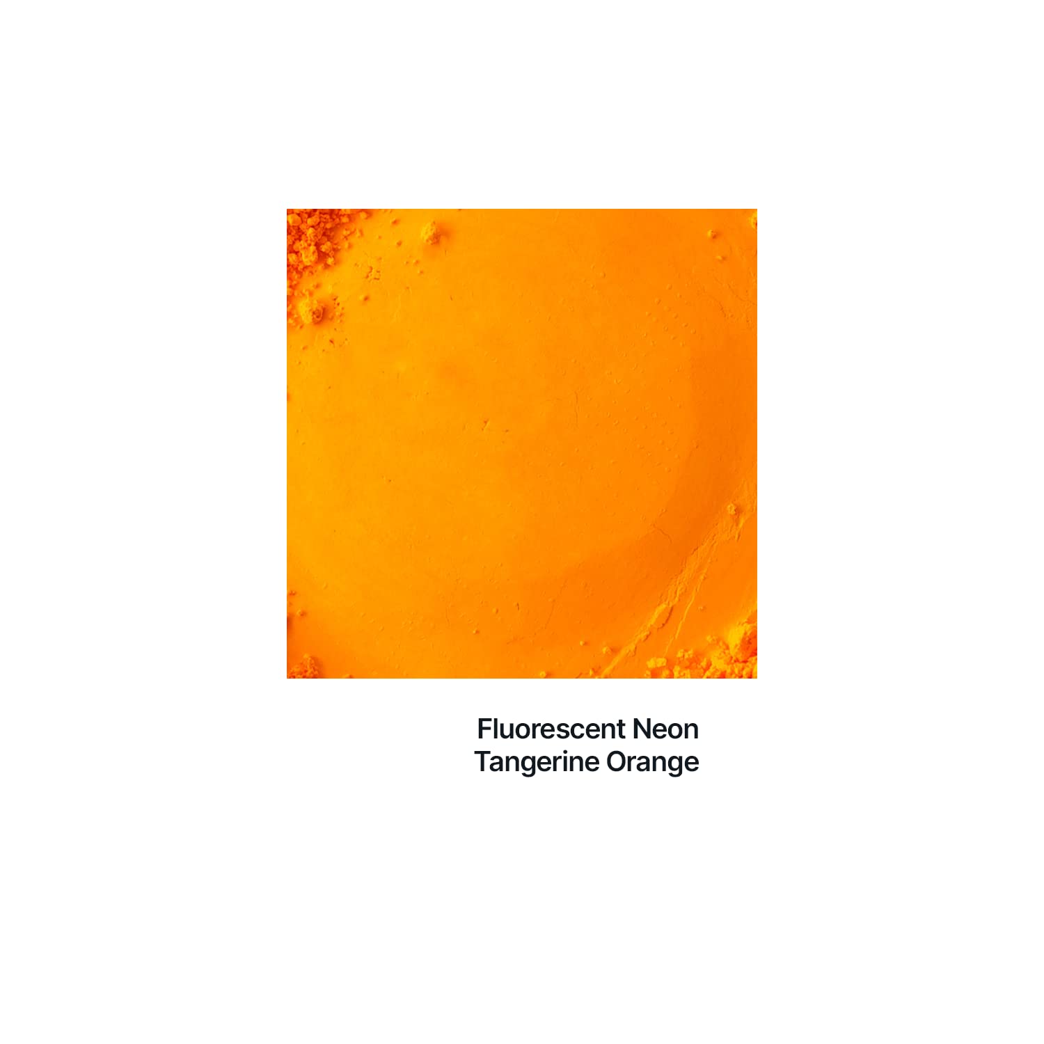 Hemway Epoxy Dye Pigment Powder Colour Ultra-Sparkle Dye Metallic Pigments for Epoxy Resin Polyurethane - UV Fluorescent Neon Tangerine Orange - 100g / 3.5oz