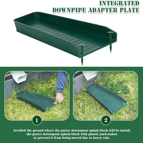 Tapones de desagüe para tubería con extensión de PP y 4 clavos para proteger cimientos 5