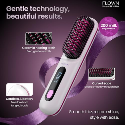 Flown Original Go Brush PRO - Cepillo de Calor USB-C Blanco miniatura 2