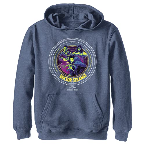 Sweat-shirt à capuche Marvel Runes enfant garçon vêtements de sport chauds marine