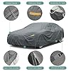 GUNHYI 16 Layers Car Cover for Sports Coupe Small Car Waterproof All Weather, Universal Fit Mazda Miata/MX-5, BMW Z3, Honda S2000, Chrysler Crossfire, Saturn Sky, Pontiac Solstice etc. #2