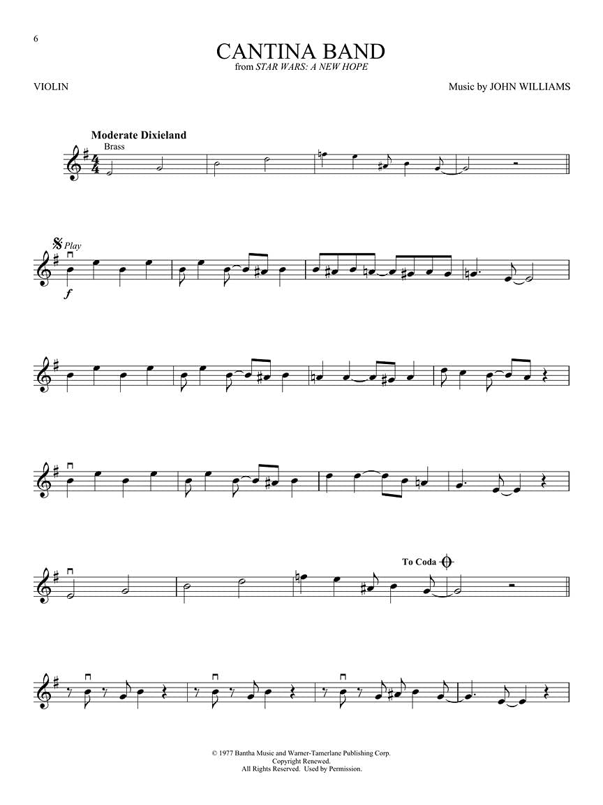 Star Wars: Music From All Nine Films (Star Wars - Instrumental Play-Along, Violin)