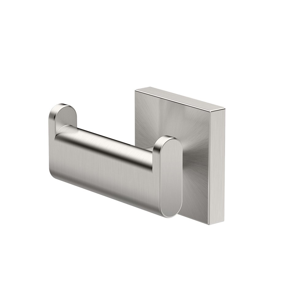 Gatco 4075A Elevate Robe, Satin Nickel, Double Hook