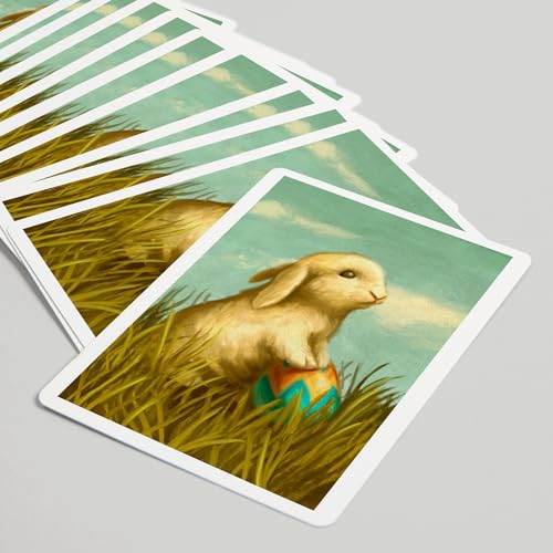 Lantern Press Easter Bunny, Baraja Póker 52 cartas miniatura 5