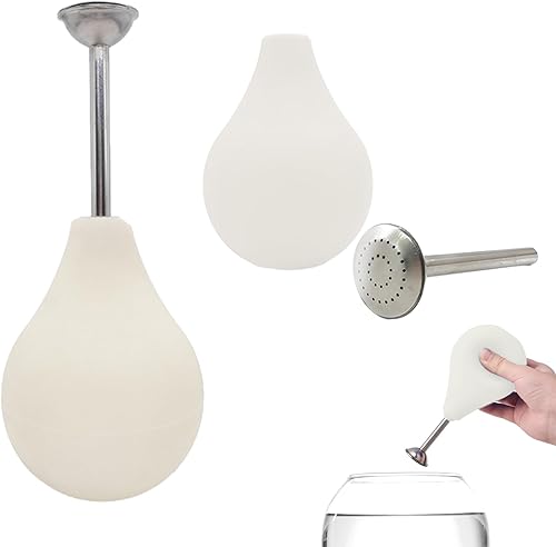 URROMA Brauser de bola de rociador blanco, 1 pieza de rociador de bola para fieltro húmedo, equipo de fieltro húmedo, herramientas de fieltro