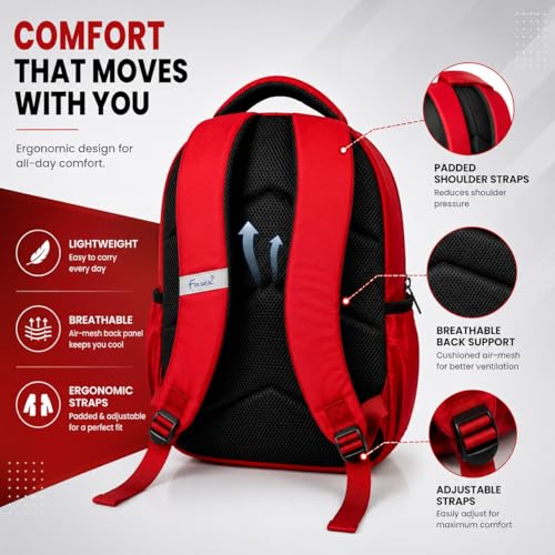 Image of Devinbha Waterproof Backpack | Stylish & Durable School, College & Travel Bag for Boys, Girls, | Lightweight Everyday