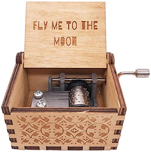 Buy Geekmonkey Music Box,Hand Crank Collectable Engraved Classic