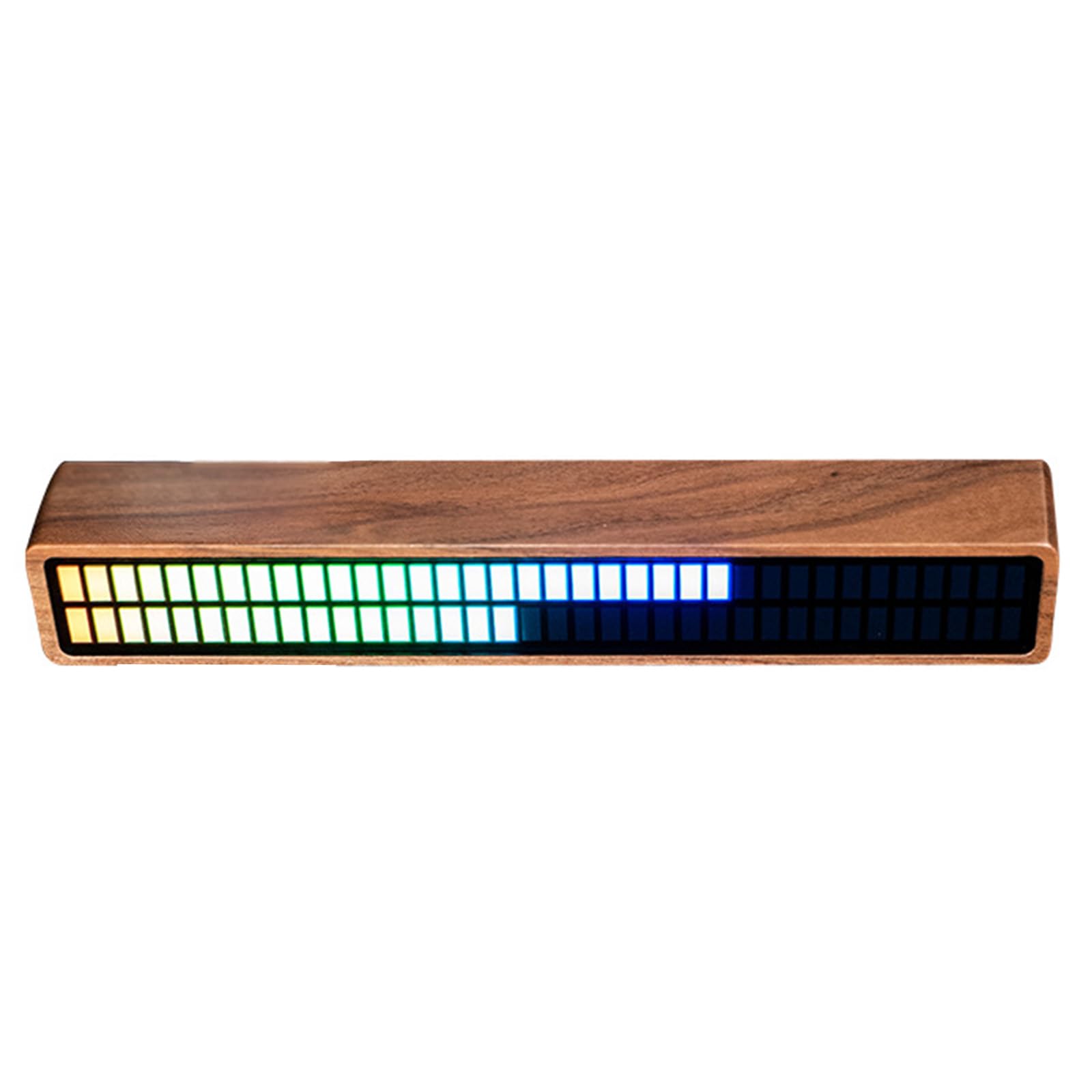 Luci Ritmiche a Doppia Fila, Luci Ritmiche Musicali RGB, Funzione di Memoria di Spegnimento, Tre modalità di Illuminazione, per Desktop, Studio, Sala Giochi